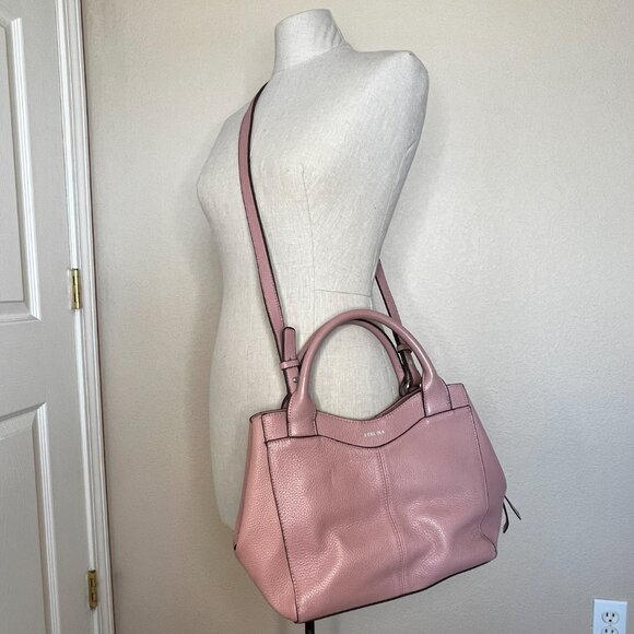 ✨ Closet Refresh - Perlina Amelia Dusty Rose Leather Satchel - Picture 2 of 14